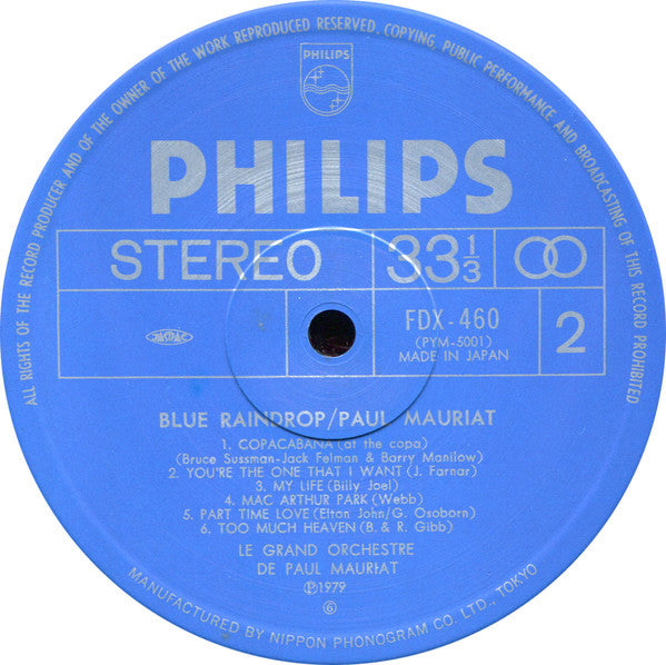 Blue Raindrop