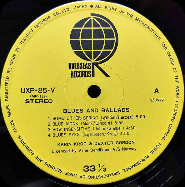 Some Other Spring, Blues And Ballads
