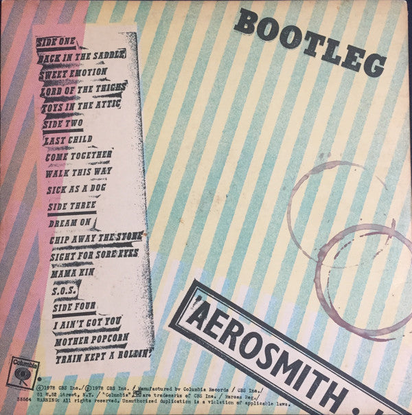 Release: Live! Bootleg-Vinyl-US-1978-PC2 35564, 35564-8705553
