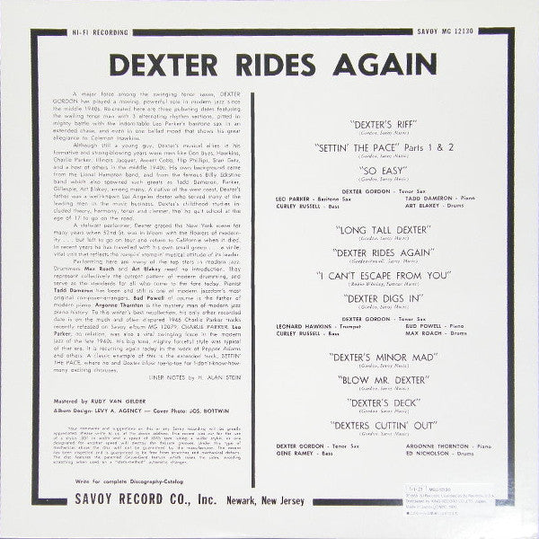 Dexter Rides Again