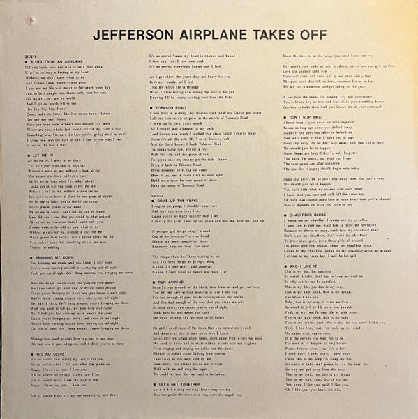 Jefferson Airplane Takes Off