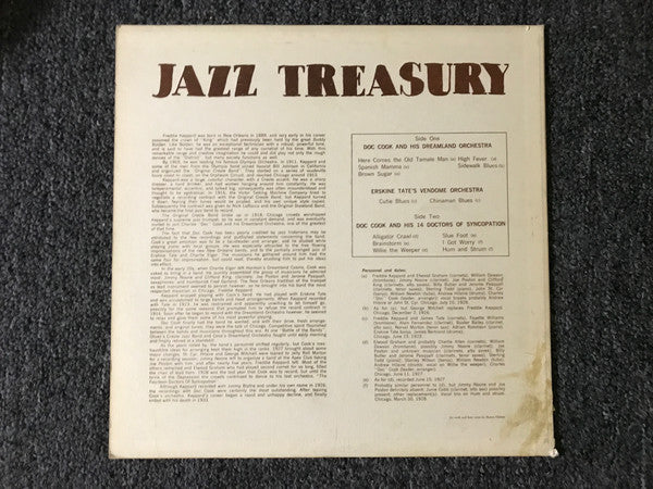 Jazz Treasury 1923-1928