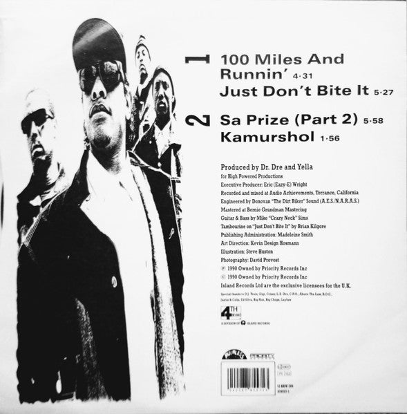 Release: 100 Miles And Runnin'-Vinyl-UK-1990-12 BRW 200, 878 557-1-81566