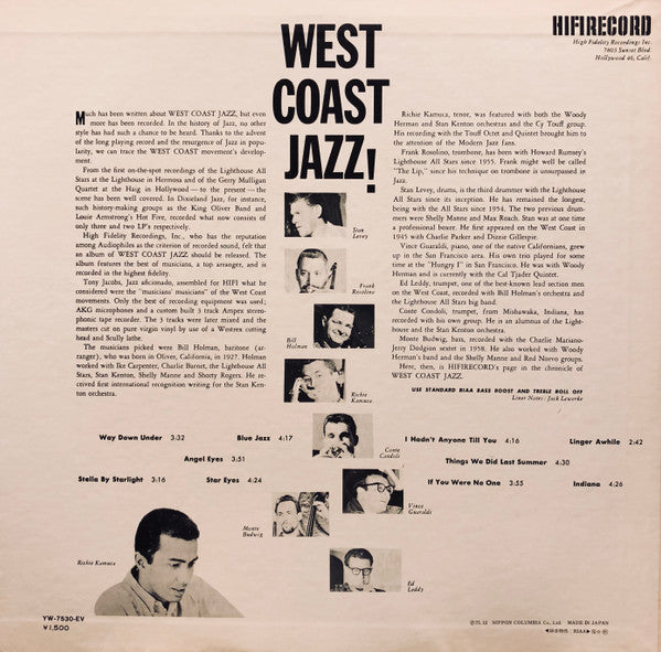 West Coast Jazz In Hifi