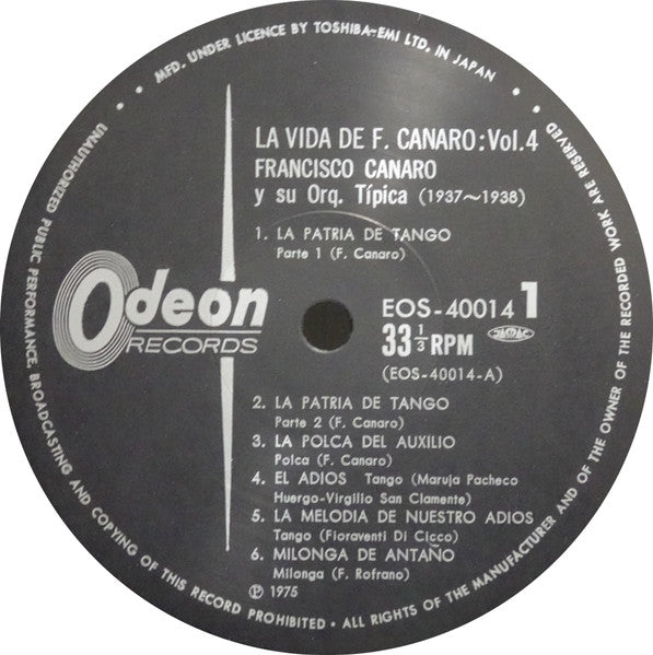 La Vida De F. Canaro Vol. 4 (1937-1938)