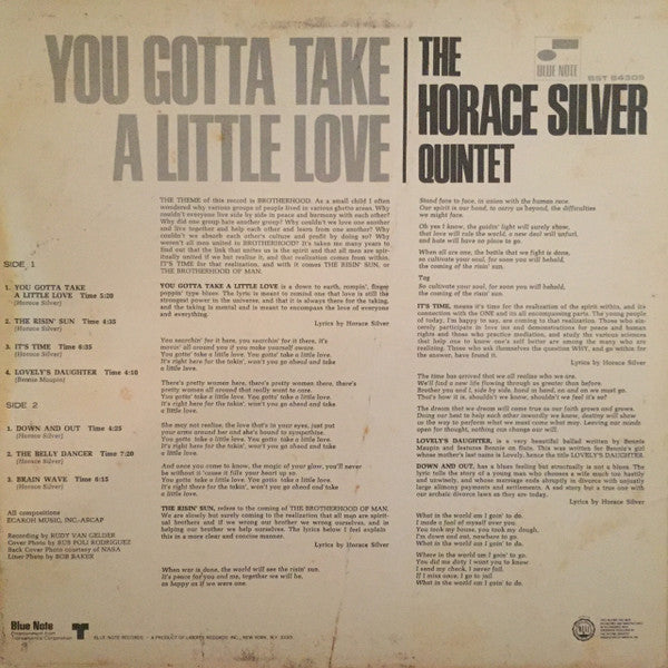 Release: You Gotta Take A Little Love-Vinyl-US-1969-BST 84309-10815070
