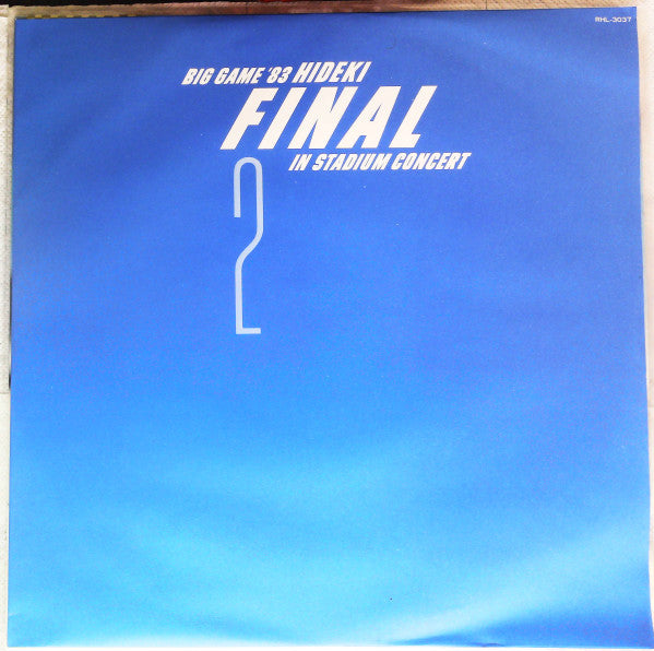 Big Game '83 Hideki Final In Stadium Concert
