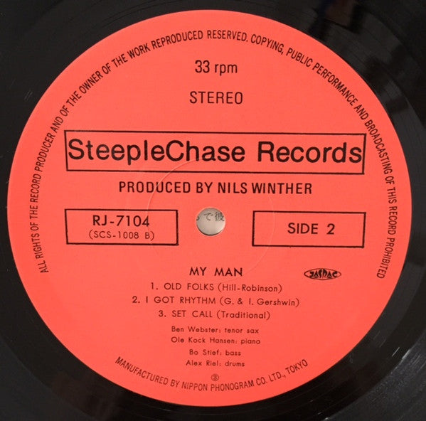 My Man - Live At Montmartre 1973