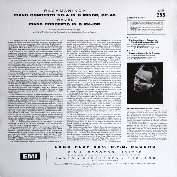Concerto No. 4 In G Minor / Concerto in G Major