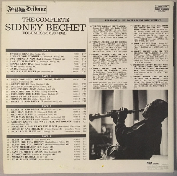 The Complete Sidney Bechet Vol 1/2 (1932-1941)