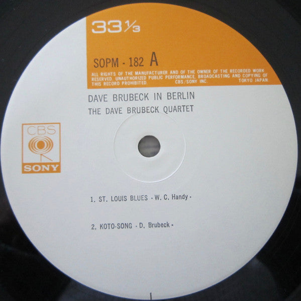 Dave Brubeck In Berlin