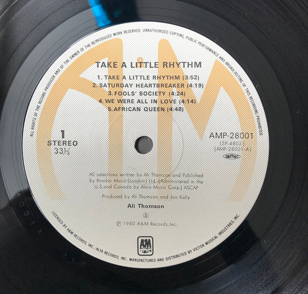 Take A Little Rhythm