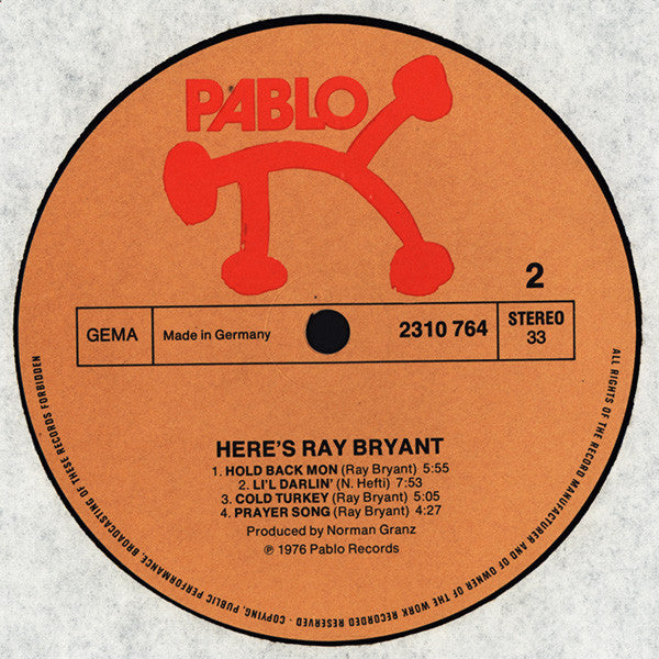 Here's Ray Bryant