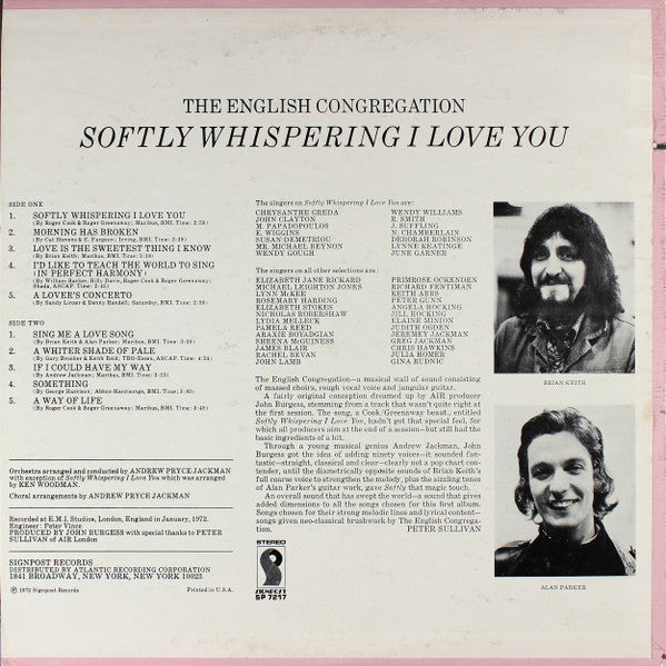 Softly Whispering I Love You