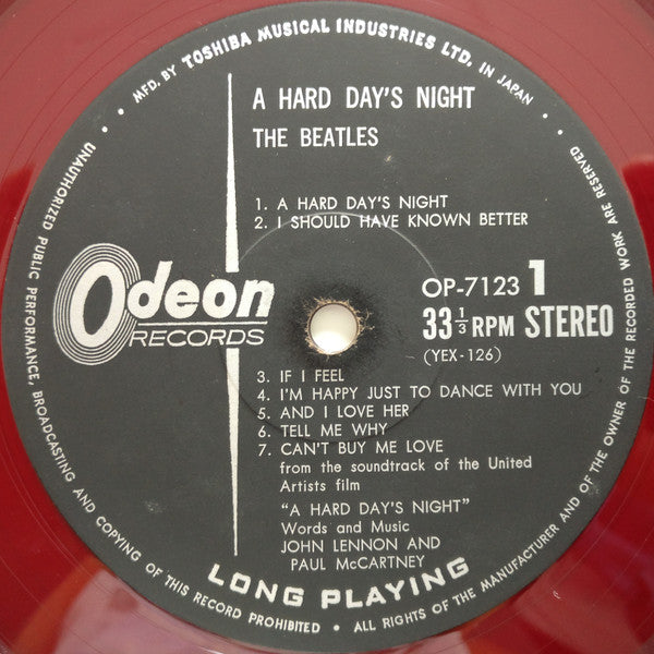 A Hard Day's Night = ビートルズがやって来る ヤア! ヤア! ヤア!