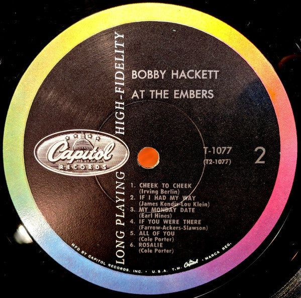Bobby Hackett At The Embers