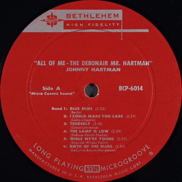 All Of Me-The Debonair Mr. Hartman