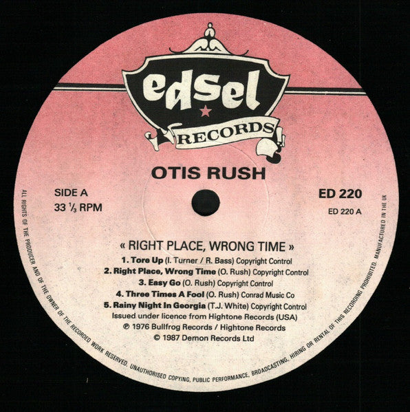 Right Place, Wrong Time