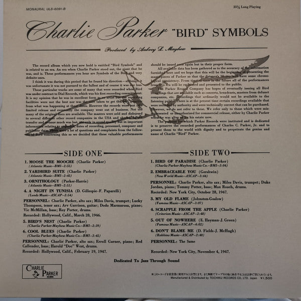 "Bird" Symbols
