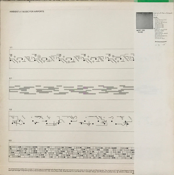Release: Ambient 1 (Music For Airports)-Vinyl-Japan-1979-MPF 1229, MPF 1229-1632851