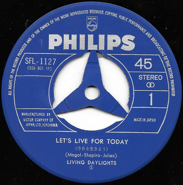 今日を生きよう = Let's Live For Today