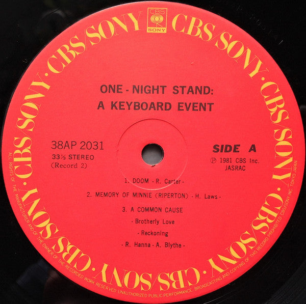 One Night Stand: A Keyboard Event