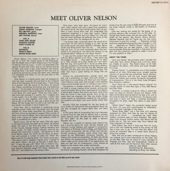 Meet Oliver Nelson