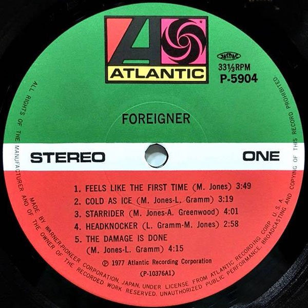 Foreigner = 栄光の旅立ち