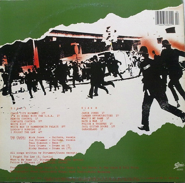 Release: The Clash-Vinyl-US-None-PE 36060, 36060-8780686