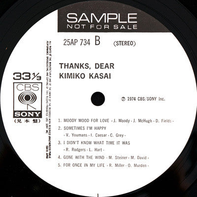 Thanks, Dear