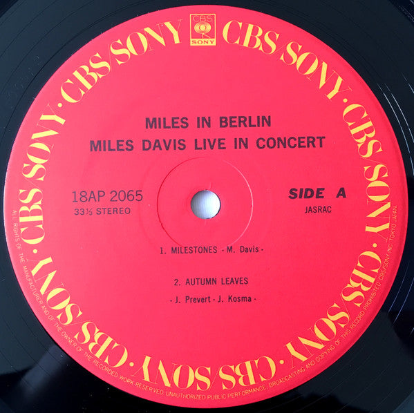 Miles In Berlin