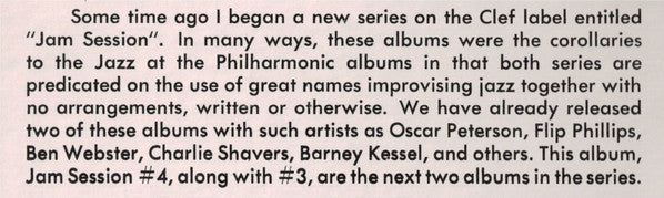 Norman Granz' Jam Session #4