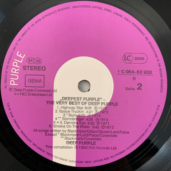 Deepest Purple : The Very Best Of Deep Purple