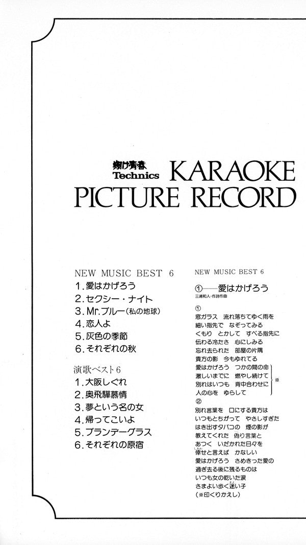 Karaoke Picture Record