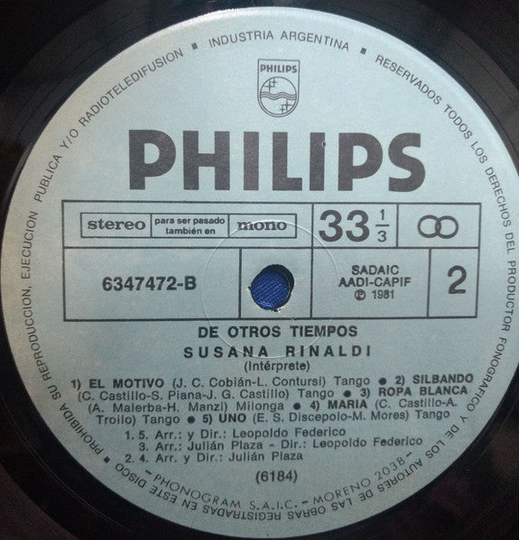 De Otros Tiempos
