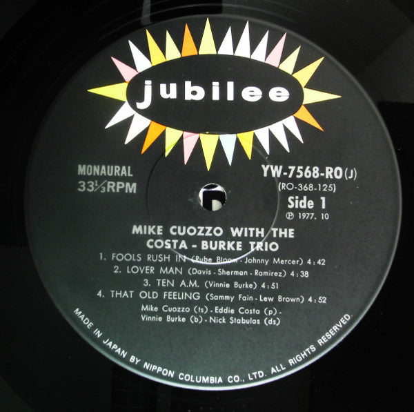 Mike Cuozzo With The Costa-Burke Trio