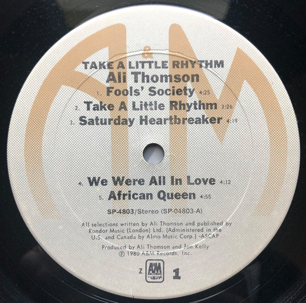 Take A Little Rhythm