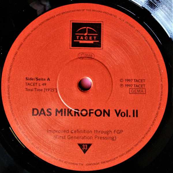 Das Mikrofon Vol. II