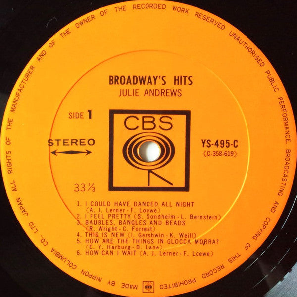 Broadway's Hits