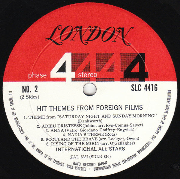 ヨーロッパ映画ヒット・テーマ = Hit Themes From Foreign Films