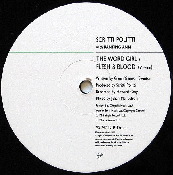 The Word Girl (Flesh & Blood)