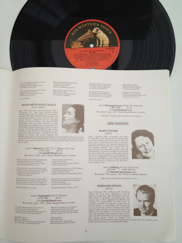 Schubert Lieder on Record 1898-1952