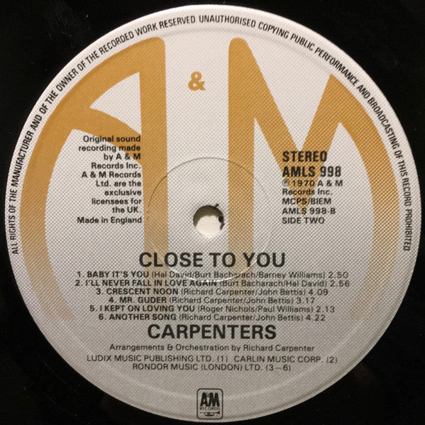 Close To You