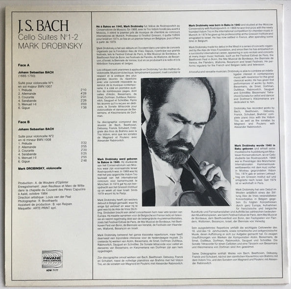 Cello Suites No 1-2