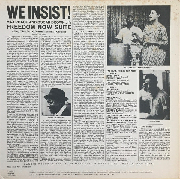 We Insist! Max Roach's Freedom Now Suite