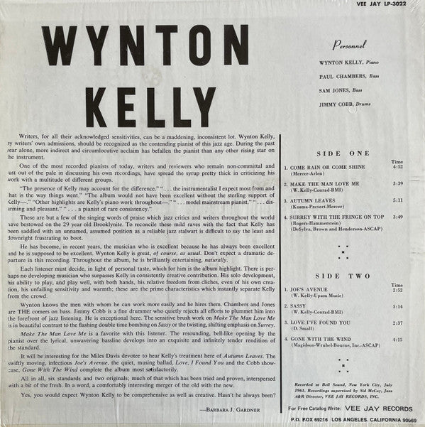 Wynton Kelly!