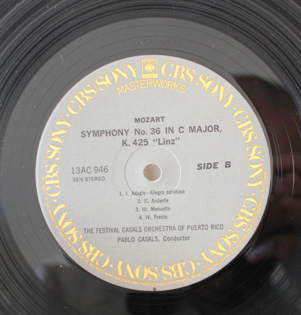 Casals Conducts Mozart: Symphony No. 35 "Haffner" Symphony No. 36 "Linz"
