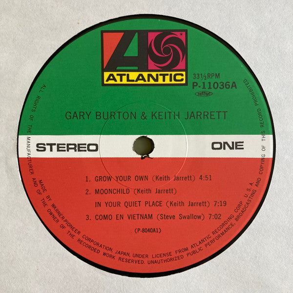 Gary Burton & Keith Jarrett
