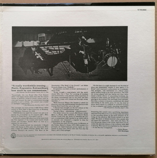 Bill Evans At Town Hall (Volume One)