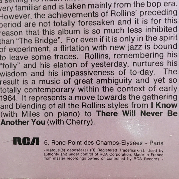 Vol 5: "Now's The Time!" / Vol 6: "The Standard Sonny Rollins"